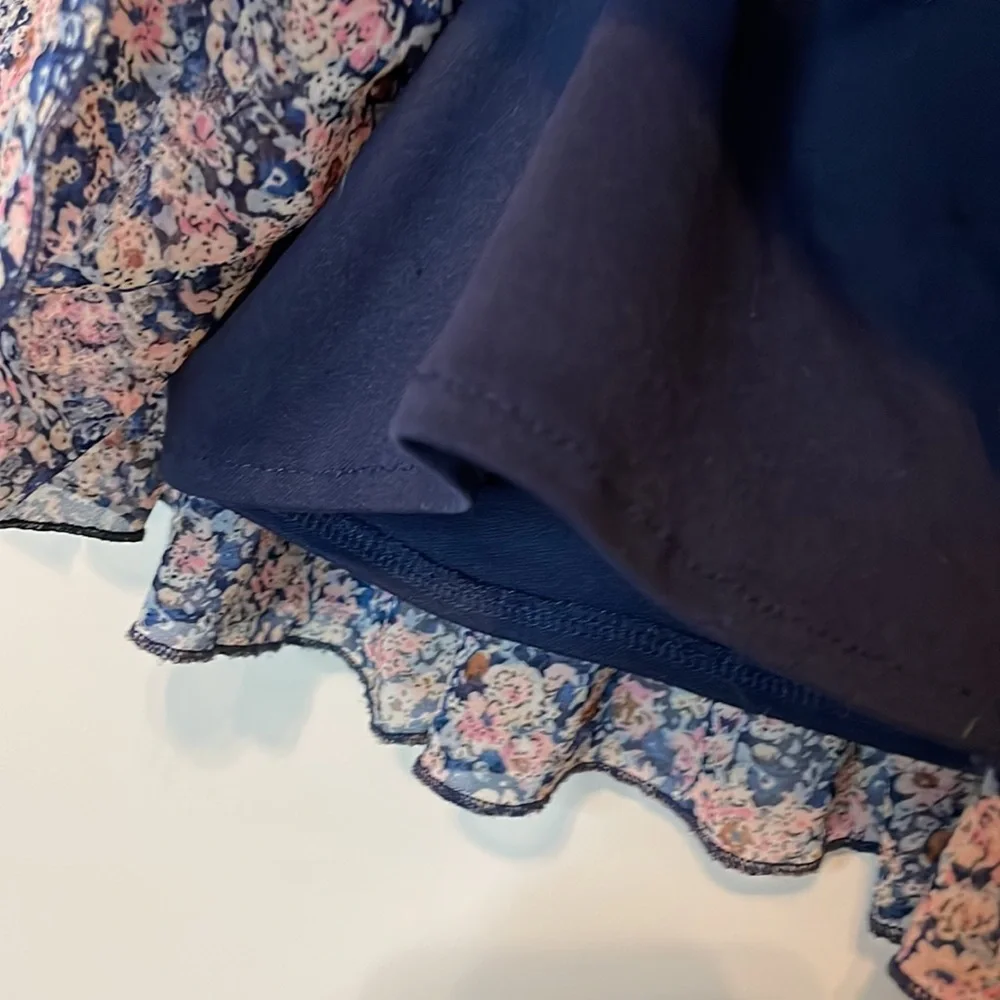 Kidpik floral layered print skirt size XL (14)